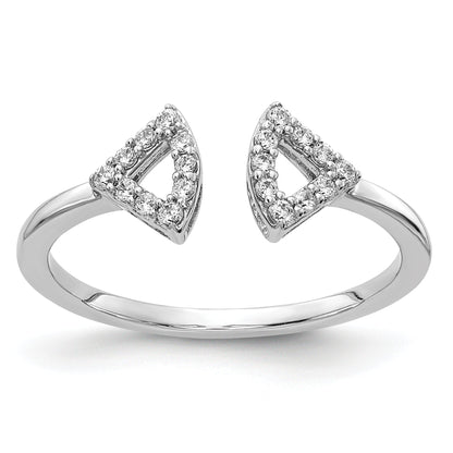14K White Gold Diamond Ring