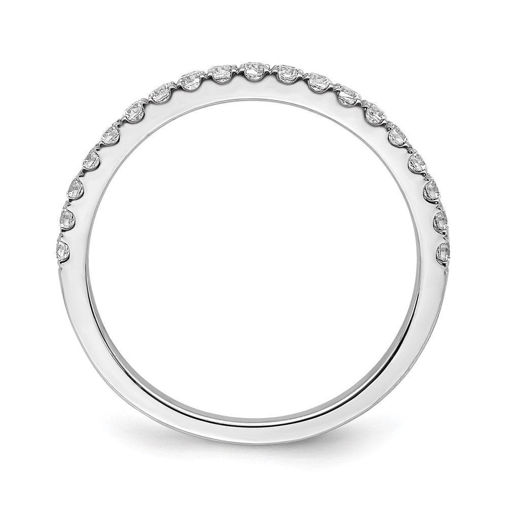 14k White Gold 3/8 Ct. Lab Grown Diamond VS/SI+ G+ Complete Band