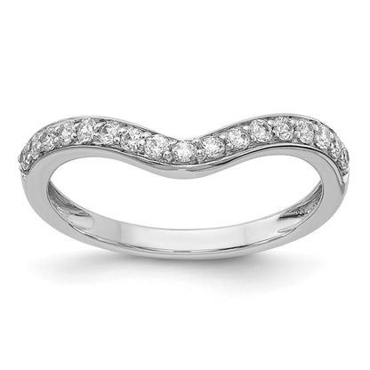 14k White Gold 1/3 Ct. Lab Grown Diamond VS/SI+ G+ Band Ring