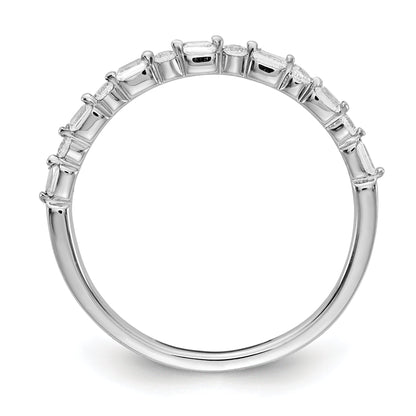 10K White Gold 10K Fancy Diamond Band