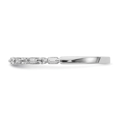 10K White Gold 10K Fancy Diamond Band