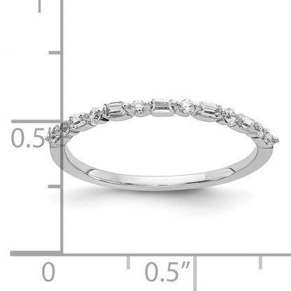 10K White Gold 10K Fancy Diamond Band