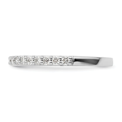 10K White Gold 10K Diamond Band