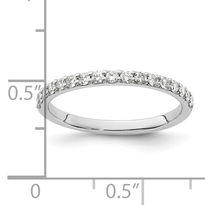 10K White Gold 10K Diamond Band
