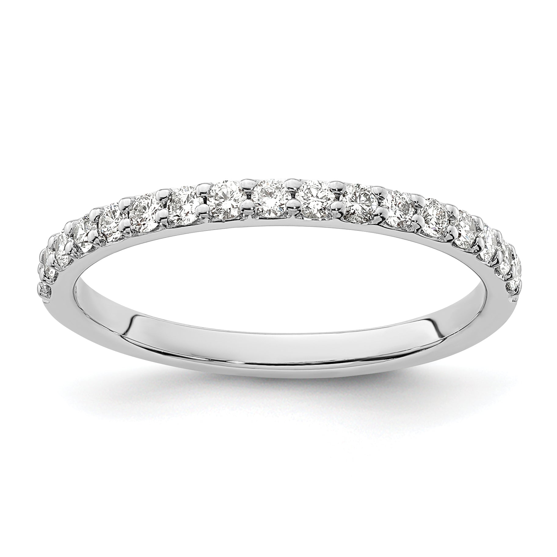 10K White Gold 10K Diamond Band