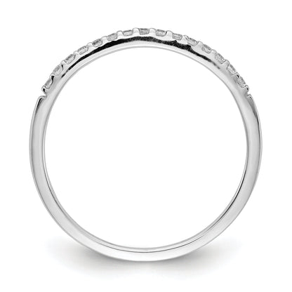 10K White Gold 10K Diamond Band