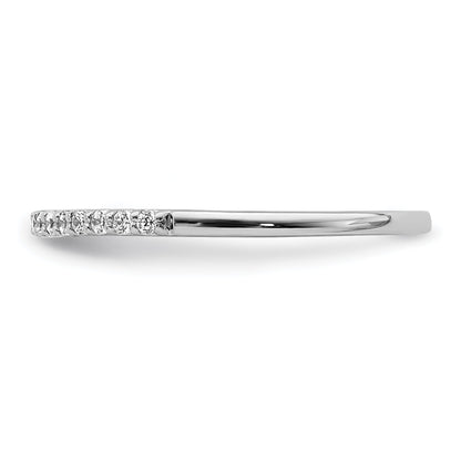 10K White Gold 10K Diamond Band