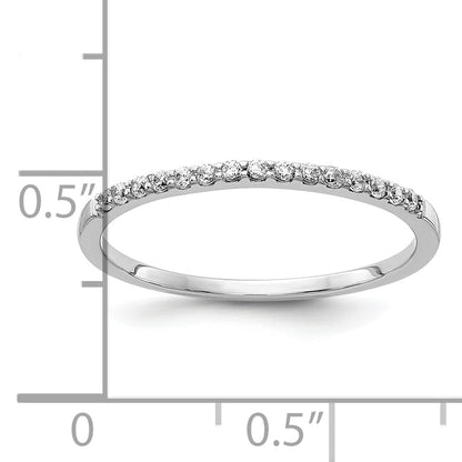 10K White Gold 10K Diamond Band