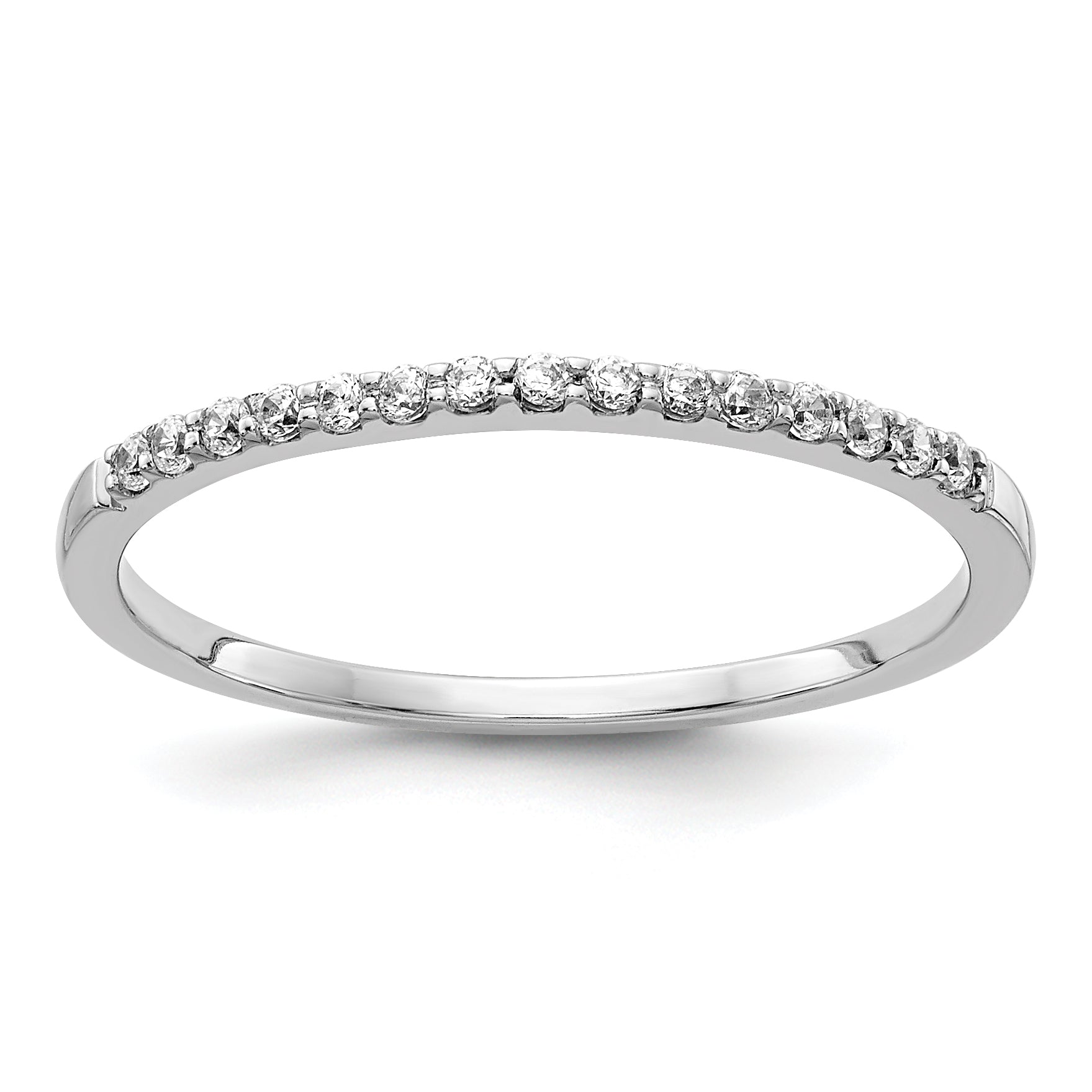10K White Gold 10K Diamond Band
