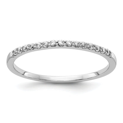 10K White Gold 10K Diamond Band