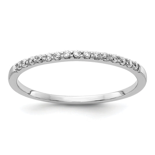 10K White Gold 10K Diamond Band