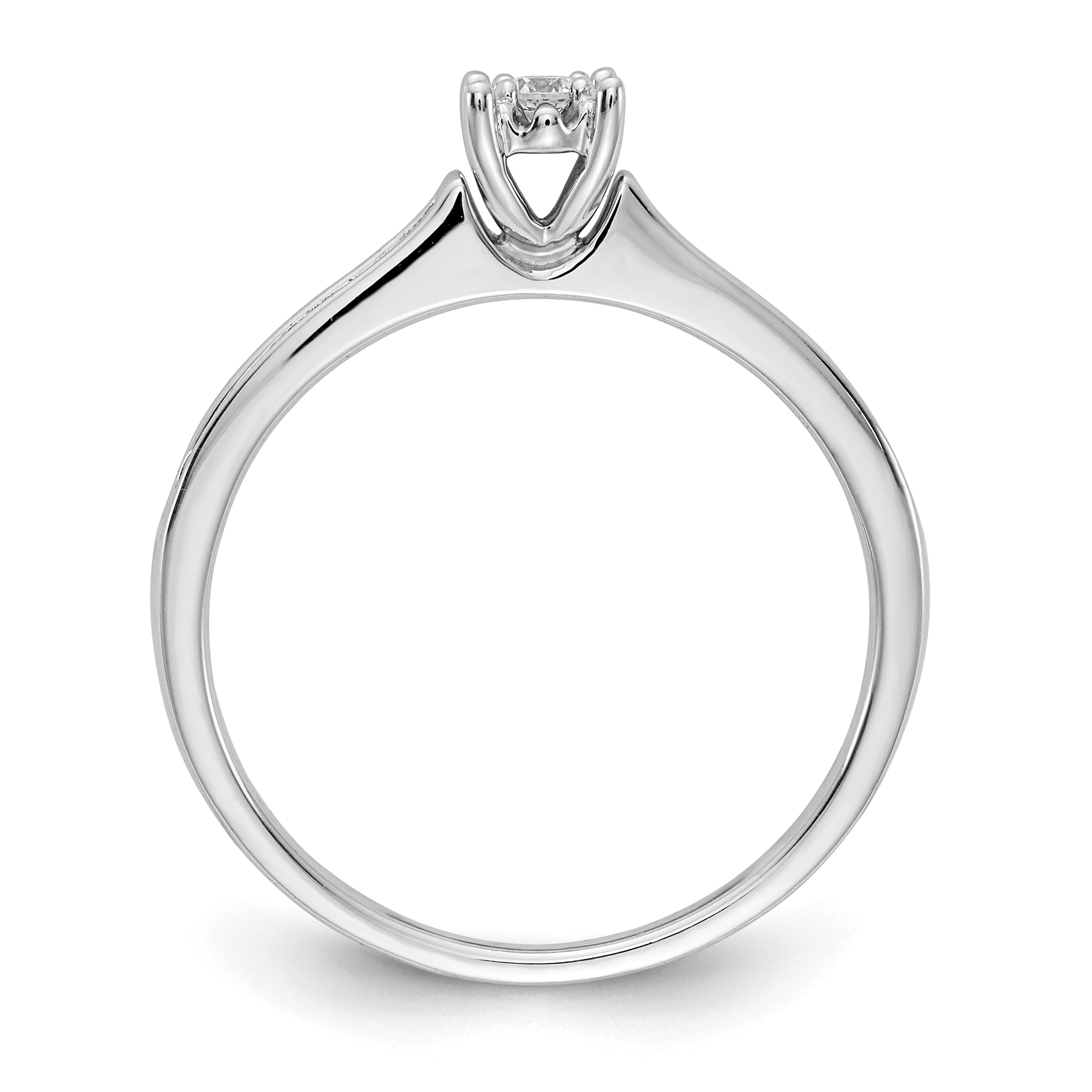 14K White Gold Diamond Ring