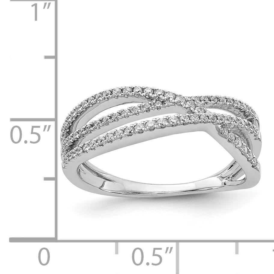 14K White Gold Diamond Ring