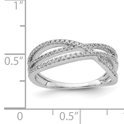 14K White Gold Diamond Ring