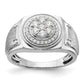 14k White Gold 1/2 Ct. Lab Grown Diamond VS/SI+ G+ Men's Ring