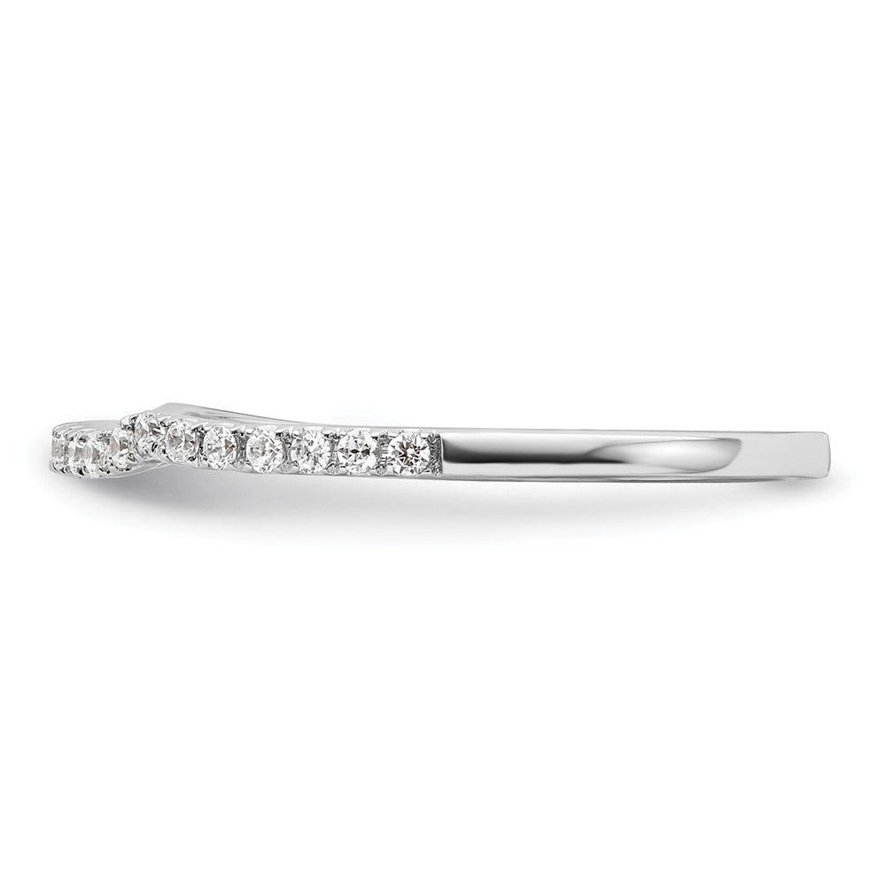 14K White Gold Lab Grown Diamond VS/SI+ G+ Band Ring