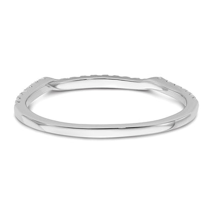 14K White Gold Lab Grown Diamond VS/SI+ G+ Band Ring