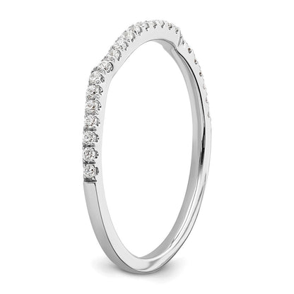 14K White Gold Lab Grown Diamond VS/SI+ G+ Band Ring