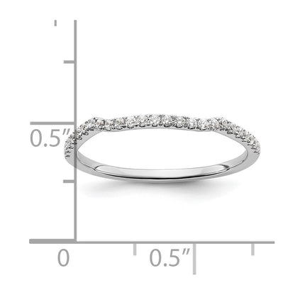 14K White Gold Lab Grown Diamond VS/SI+ G+ Band Ring