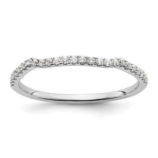 14K White Gold Lab Grown Diamond VS/SI+ G+ Band Ring