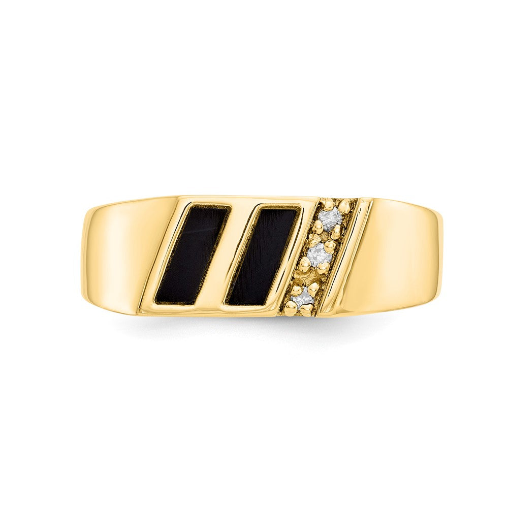 10K Yellow Gold 10K Aa Dia Ring
