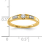 14k Yellow Gold Lab Grown Diamond VS/SI+ G+ Petite Engagement Ring