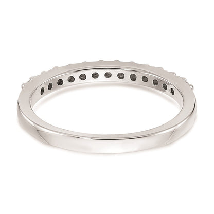 0.26ct. CZ Solid Real 14k White Gold Wedding Wedding Band Ring