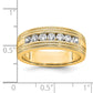 14k Yellow Gold 5/8 Ct. Lab Grown Diamond VS/SI+ G+ Seven Stone Men's Ring