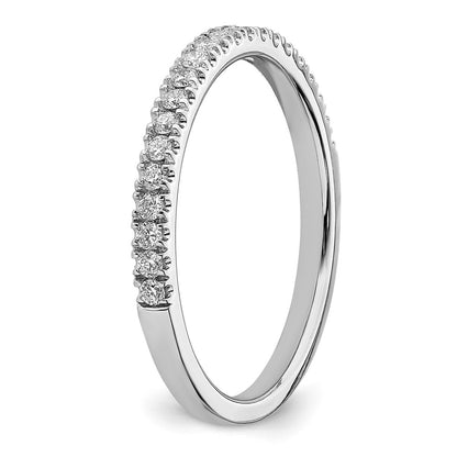 14k White Gold 1/4 Ct. Lab Grown Diamond VS/SI+ G+ Wedding Band Ring