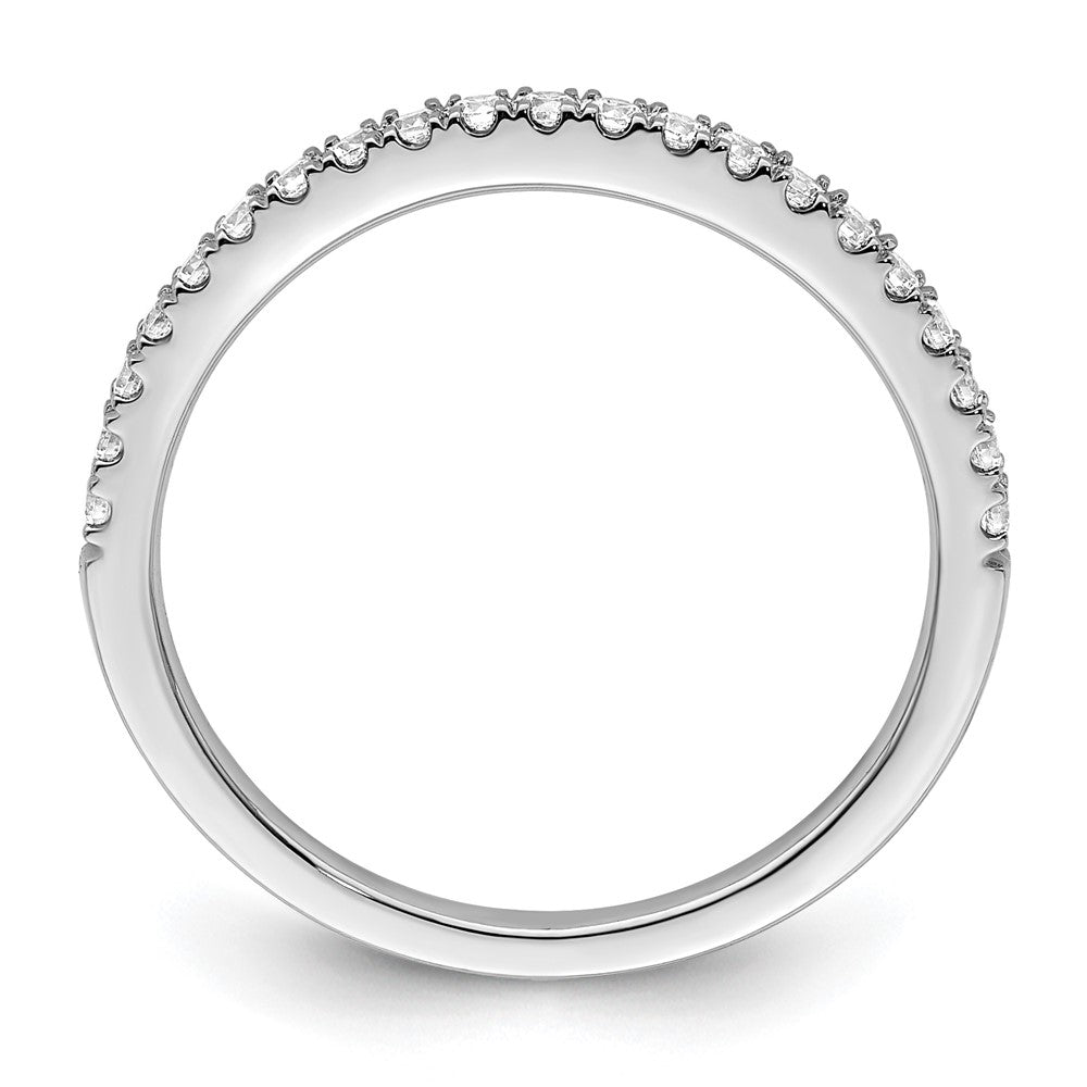 14k White Gold 1/4 Ct. Lab Grown Diamond VS/SI+ G+ Complete Size 7 Wedding Band