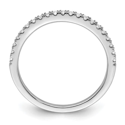 14k White Gold 1/4 Ct. Lab Grown Diamond VS/SI+ G+ Complete Size 7 Wedding Band
