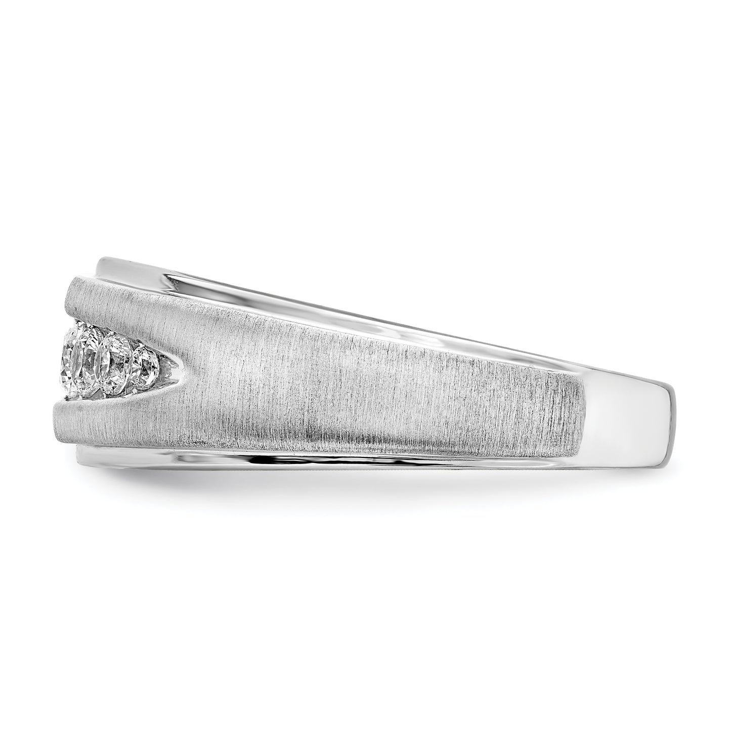 10K White Gold Lab Grown Diamond, VS/SI+ G+ Men's Ring