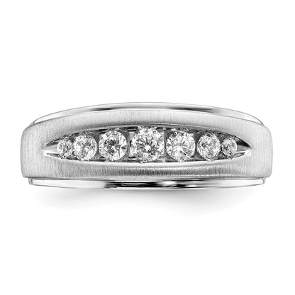 10K White Gold Lab Grown Diamond, VS/SI+ G+ Men's Ring