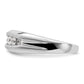 14k White Gold 1/3 Ct. Lab Grown Diamond VS/SI+ G+ Five Stone Men's Ring