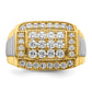 14k Two-Tone 1 3/8 Ct. Lab Grown Diamond VS/SI+ G+ Men's Ring