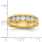 10k Yellow Gold 1 1/2 Ct. Lab Grown Diamond VS/SI+ G+ Seven Stone Men's Ring