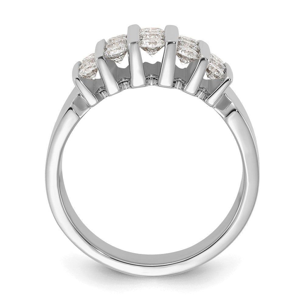 14k White Gold 1 Ct. Lab Grown Diamond VS/SI Band Ring