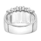 14k White Gold 1 1/2 Ct. Lab Grown Diamond VS/SI Band Ring