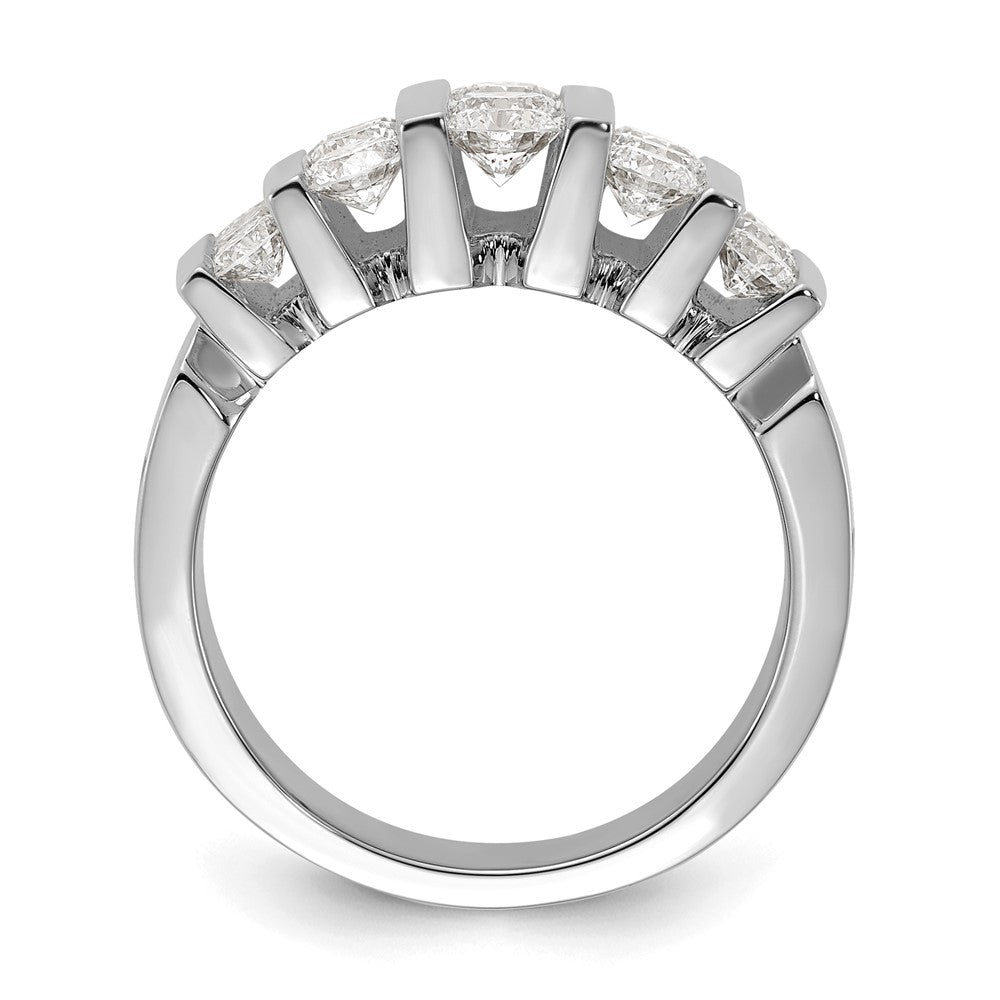 14k White Gold 2 Ct. Lab Grown Diamond VS/SI Band Ring