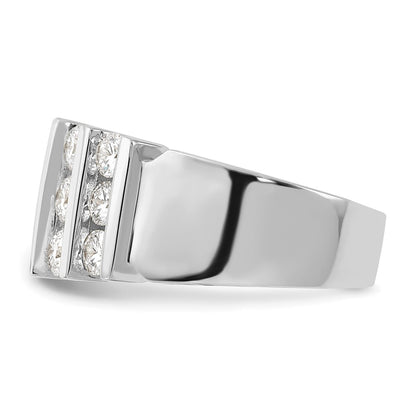 14k White Gold 2 Ct. Lab Grown Diamond VS/SI Band Ring