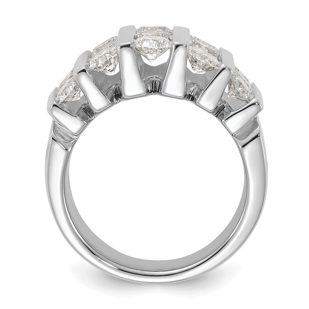 14k White Gold 3 Ct. Lab Grown Diamond VS/SI Band Ring
