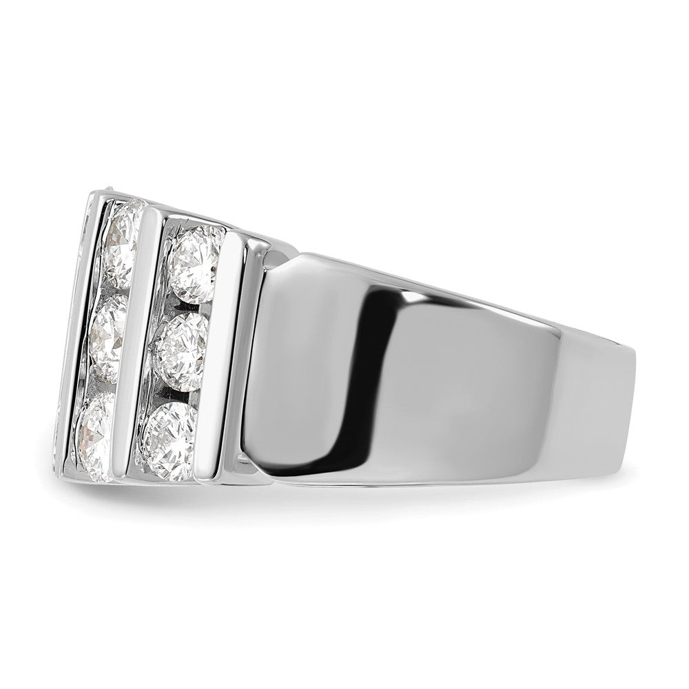 14k White Gold 3 Ct. Lab Grown Diamond VS/SI Band Ring