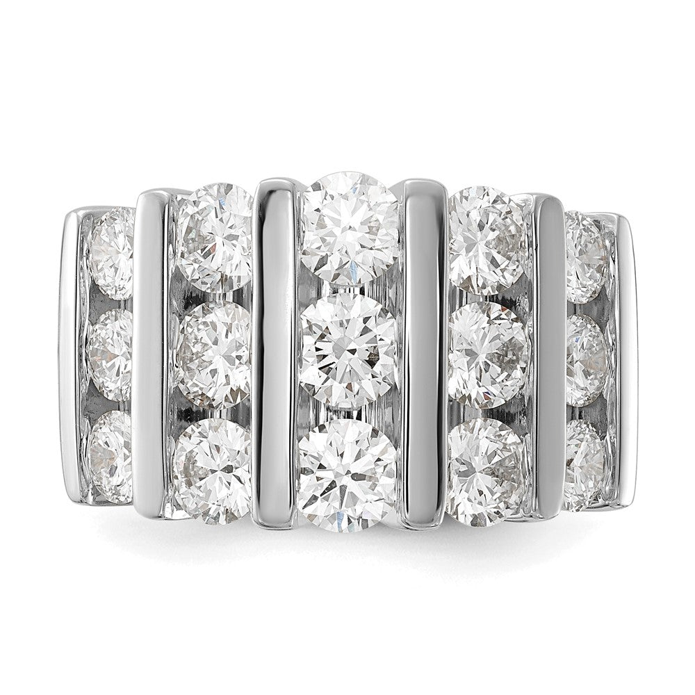 14k White Gold 3 Ct. Lab Grown Diamond VS/SI Band Ring