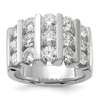14k White Gold 3 Ct. Lab Grown Diamond VS/SI Band Ring