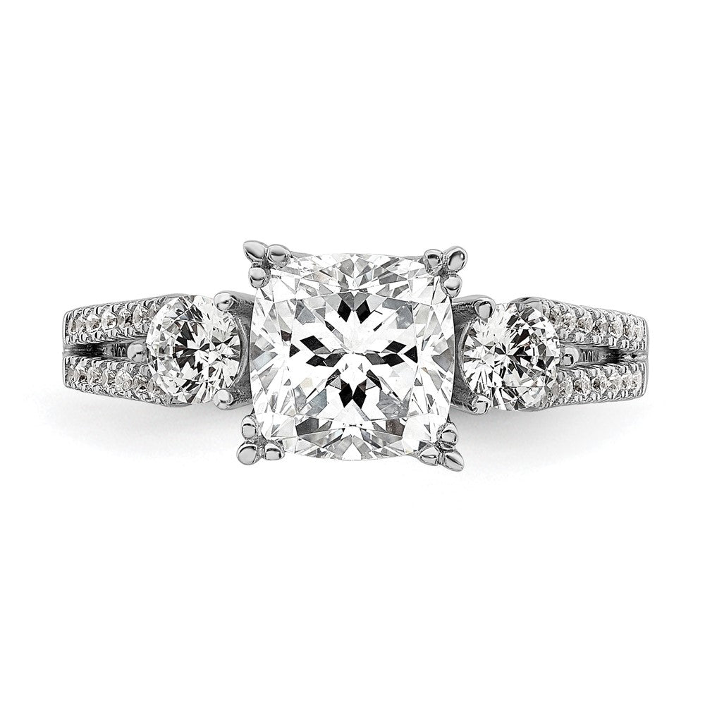 14K White Gold Lab Grown Diamond VS/SI FGH Engagement Ring