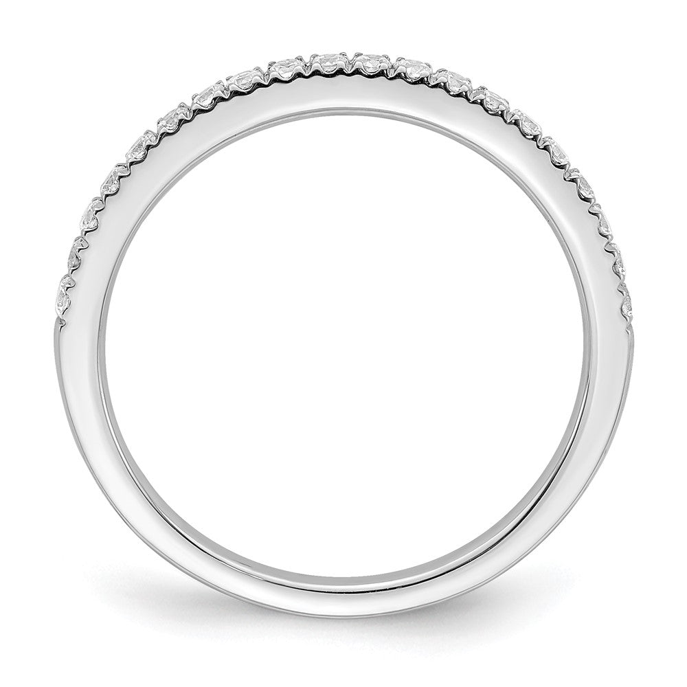 14k White Gold 1/4 Ct. Lab Grown Diamond VS/SI+ G+ Complete Wedding Band