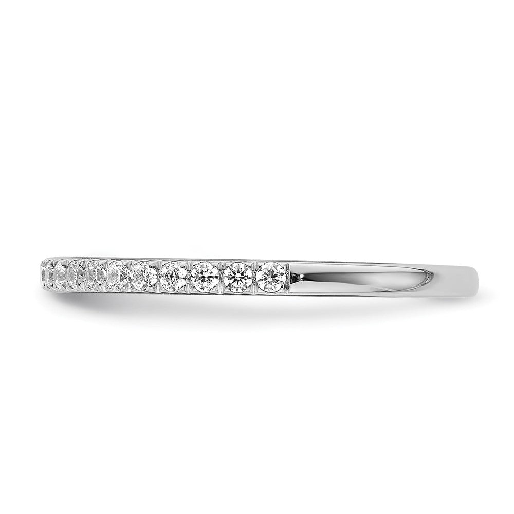 14k White Gold 1/4 Ct. Lab Grown Diamond VS/SI+ G+ Wedding Band Ring