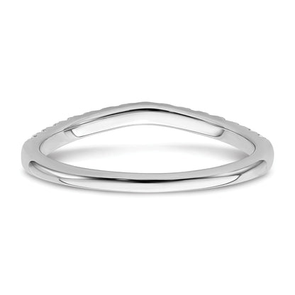 14K White Gold Lab Grown Diamond VS/SI FGH Set of 2 Wedding Band Rings