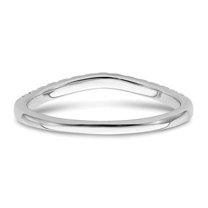 14k White Gold 1/2 Ct. Lab Grown Diamond VS/SI+ G+ Set of Two Wedding Band Rings