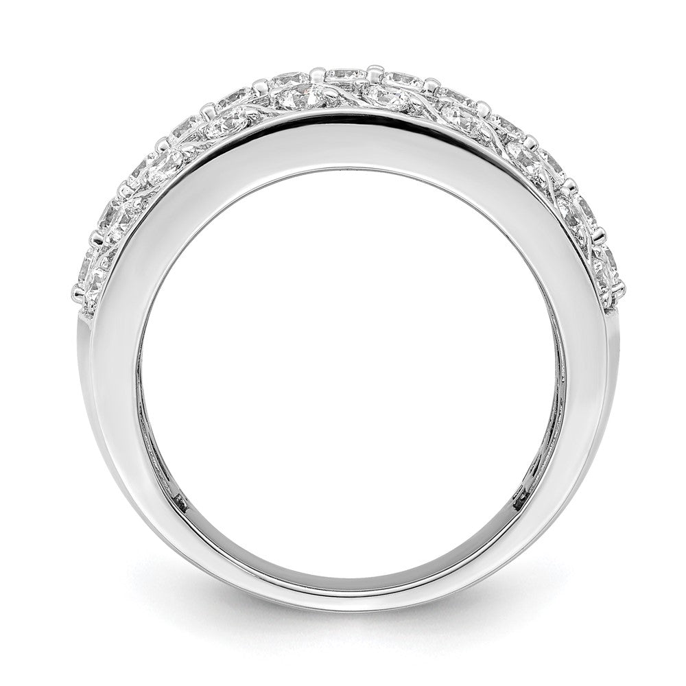 14K White Gold 1.25 Carat Complete Diamond Band